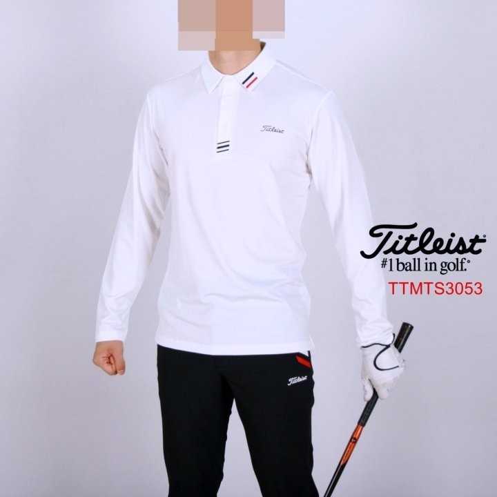타이틀리스트 남자 TTMTS3053 긴팔 카라티(2color)