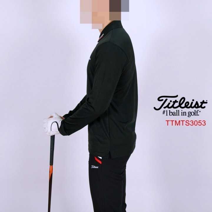 타이틀리스트 남자 TTMTS3053 긴팔 카라티(2color)