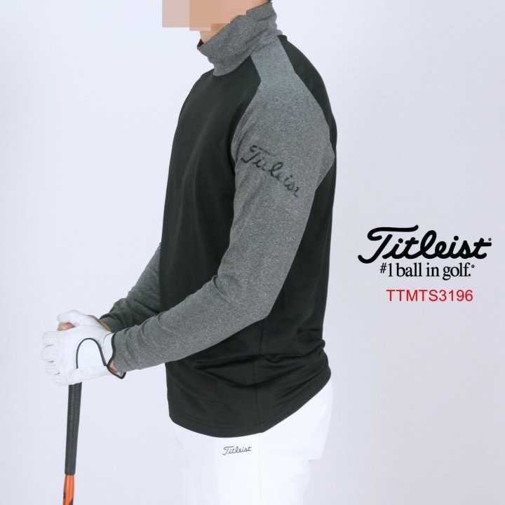 타이틀리스트 남자 TTMTS3196 사선로고 기모 이너티(2color)