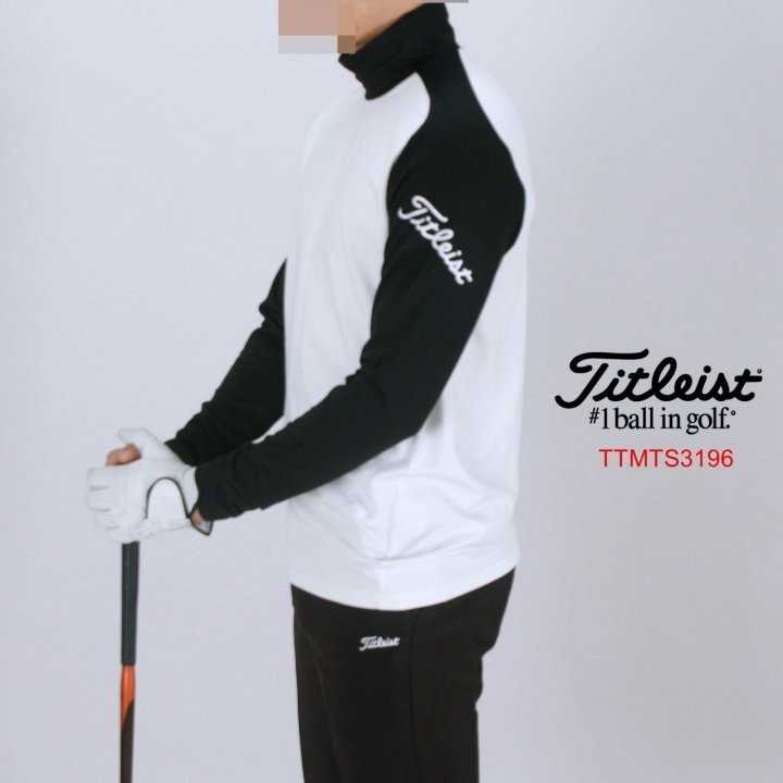 타이틀리스트 남자 TTMTS3196 사선로고 기모 이너티(2color)