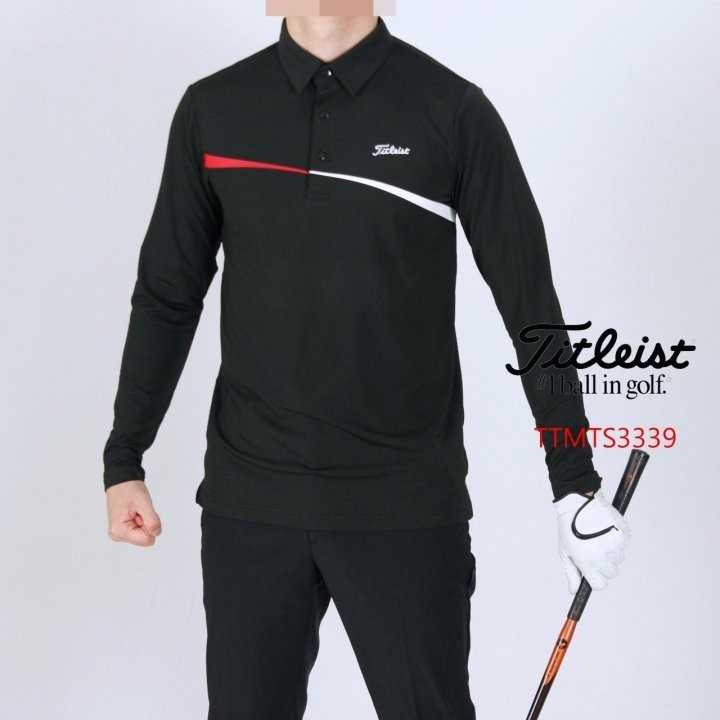 타이틀리스트 남자 TTMTS3339 커넥팅 긴팔 카라티(2color)
