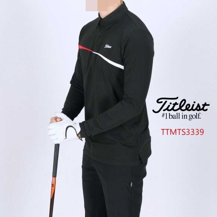 타이틀리스트 남자 TTMTS3339 커넥팅 긴팔 카라티(2color)