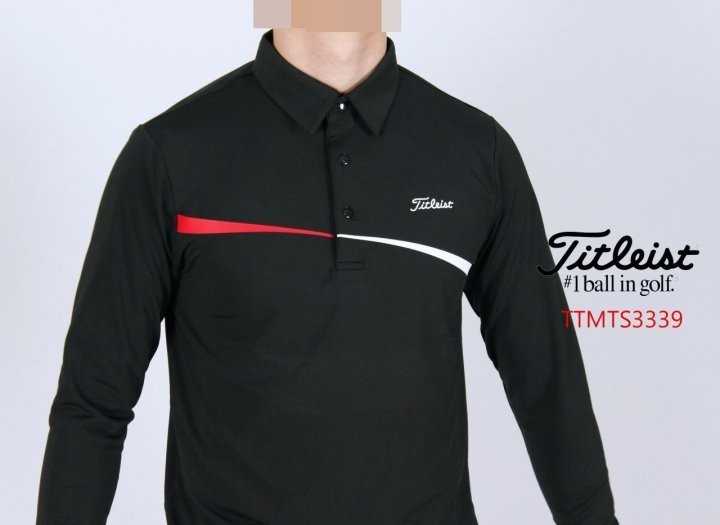 타이틀리스트 남자 TTMTS3339 커넥팅 긴팔 카라티(2color)