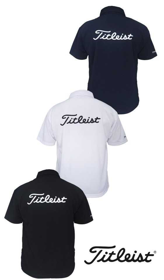 타이틀리스트 남성 버튼다운카라 로고 PRO v1 투어퍼포먼스 PK셔츠(3color)