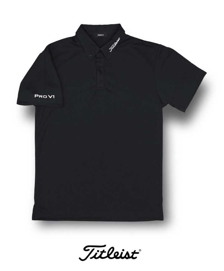 타이틀리스트 남성 버튼다운카라 로고 PRO v1 투어퍼포먼스 PK셔츠(3color)