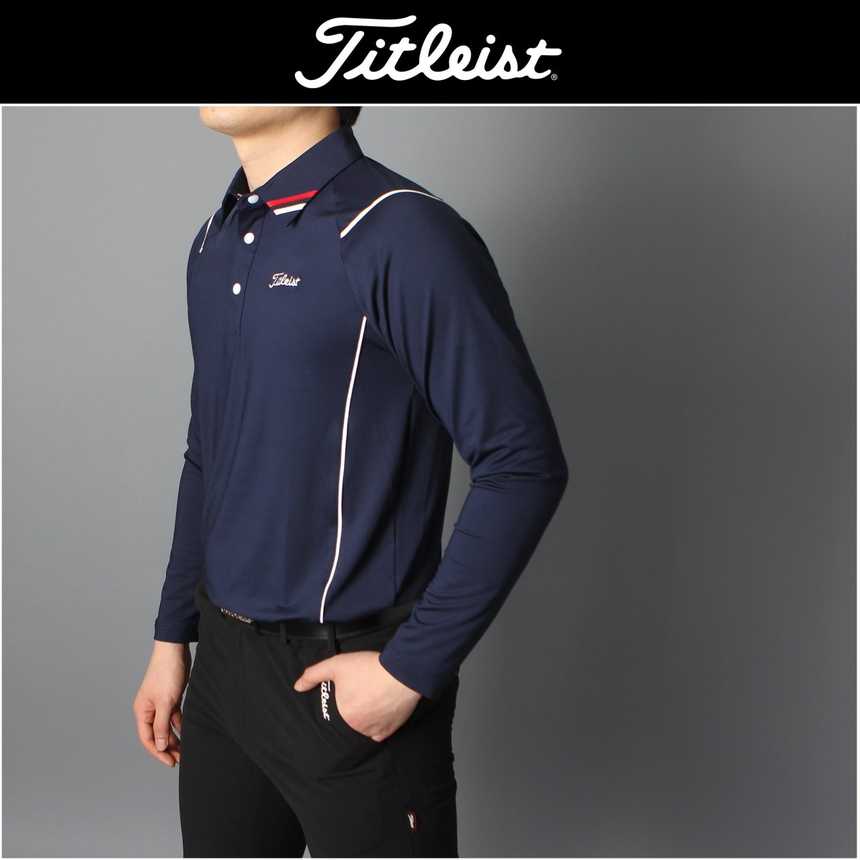 타이틀리스트 카라 두줄 스판 긴팔(3color)