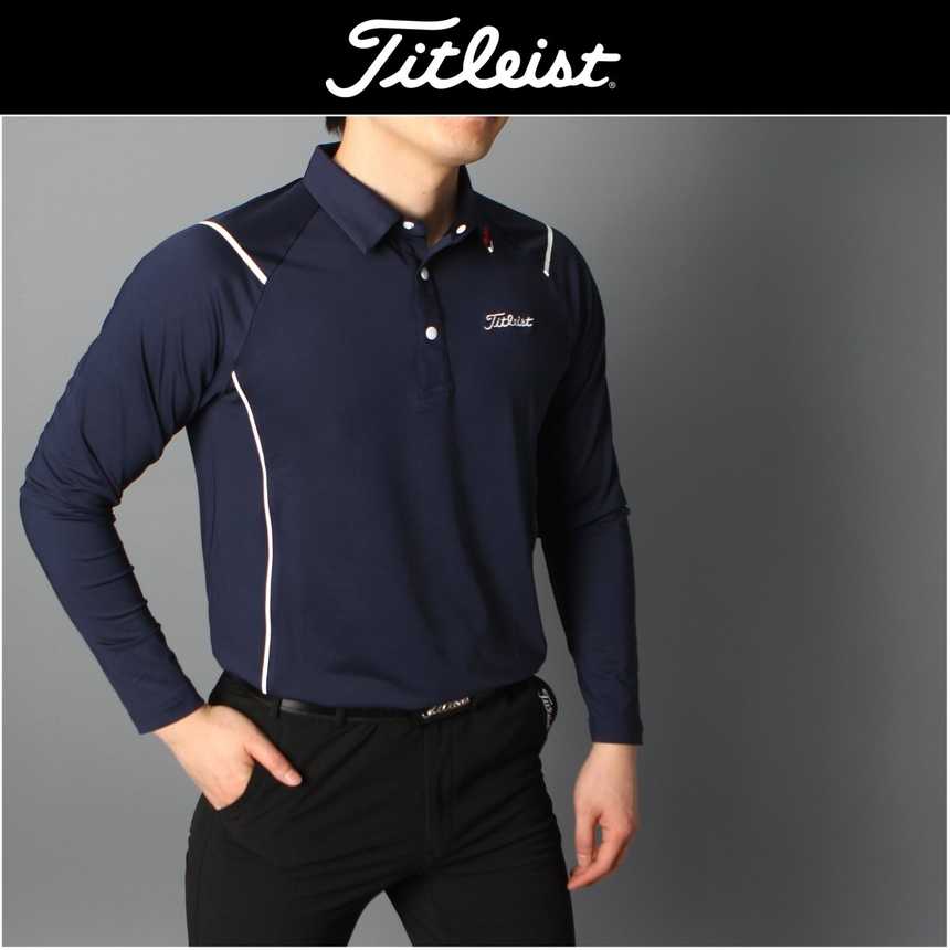타이틀리스트 카라 두줄 스판 긴팔(3color)