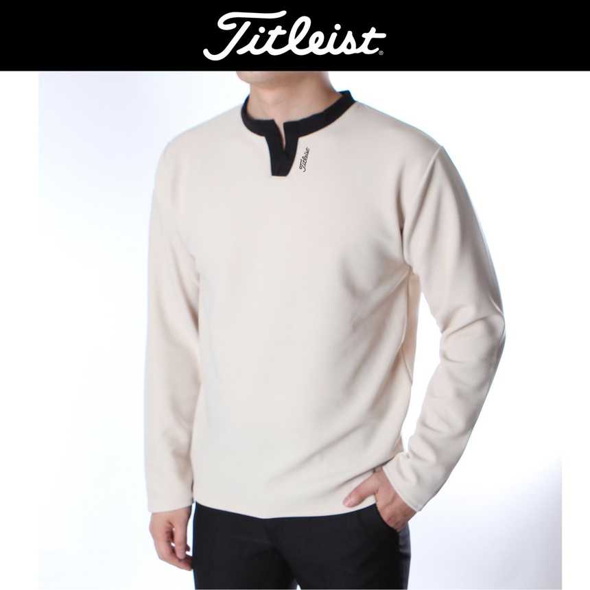 타이틀리스트 자수포인트 Y넥 긴팔(4color)
