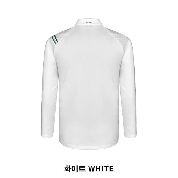 지포어 남성 자수로고 라인 긴팔 카라티(2color)