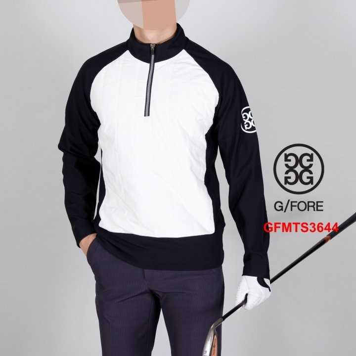 지포어 남자 GFMTS3644 가슴패딩 반집업 기모 티셔츠(2color)