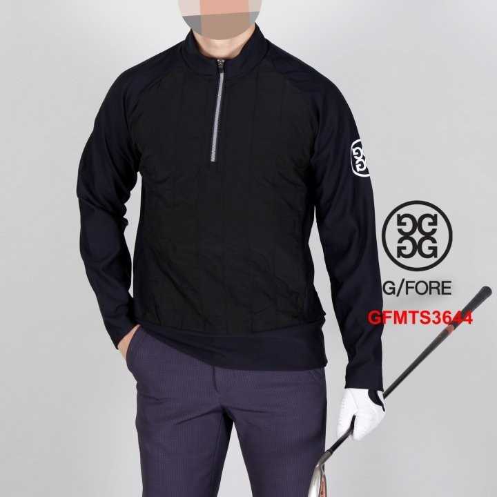 지포어 남자 GFMTS3644 가슴패딩 반집업 기모 티셔츠(2color)