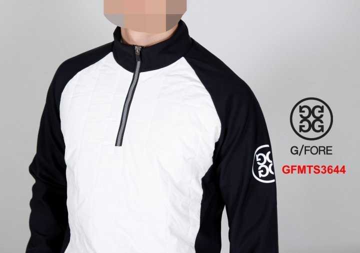 지포어 남자 GFMTS3644 가슴패딩 반집업 기모 티셔츠(2color)