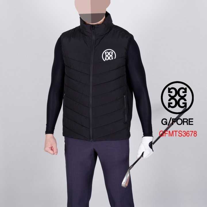 지포어 남자 GFMTS3678 로고 패딩 베스트 조끼(2color)