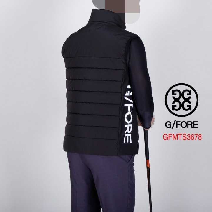 지포어 남자 GFMTS3678 로고 패딩 베스트 조끼(2color)
