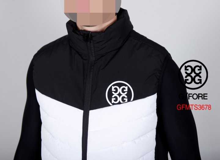 지포어 남자 GFMTS3678 로고 패딩 베스트 조끼(2color)