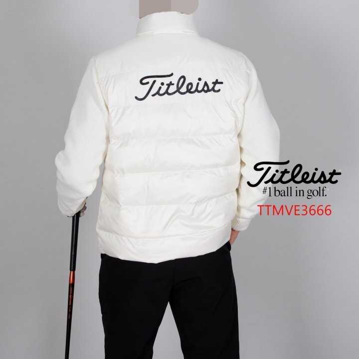 타이틀리스트 남자 TTMVE3666 니트소매 덕다운 패딩 점퍼(2color)