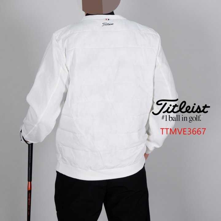 타이틀리스트 남자 TTMVE3667 포인트지퍼 패딩 맨투맨(2color)