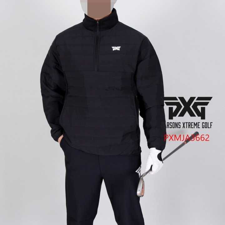 PXG 남자 PXMJA3662 니트 패딩 반집업 아노락(2color)