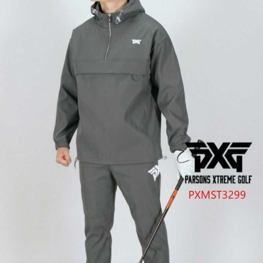 PXG 남자 PXMST3299 기모 후드아노락 트레이닝 세트(2color)