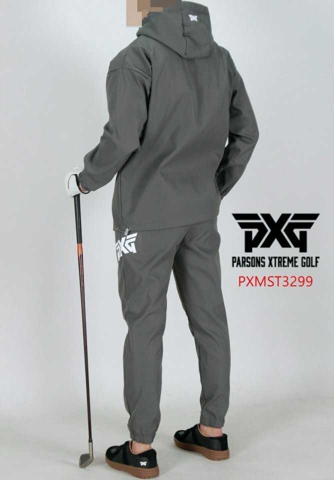 PXG 남자 PXMST3299 기모 후드아노락 트레이닝 세트(2color)