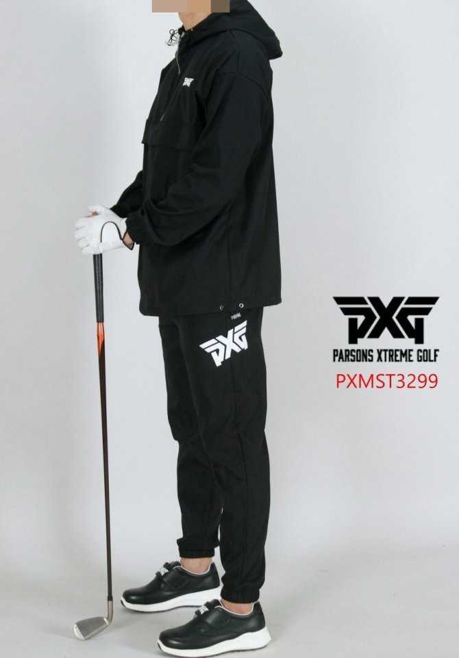 PXG 남자 PXMST3299 기모 후드아노락 트레이닝 세트(2color)