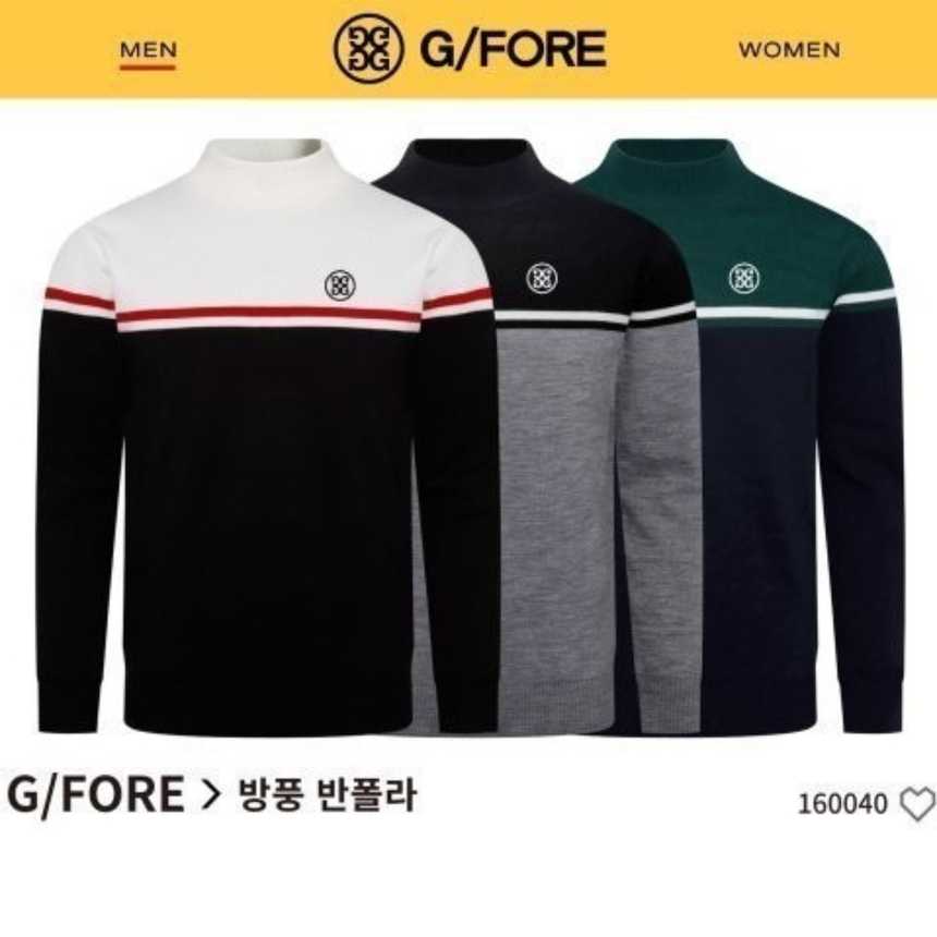 지포어 남성 방풍 반폴라(3color)