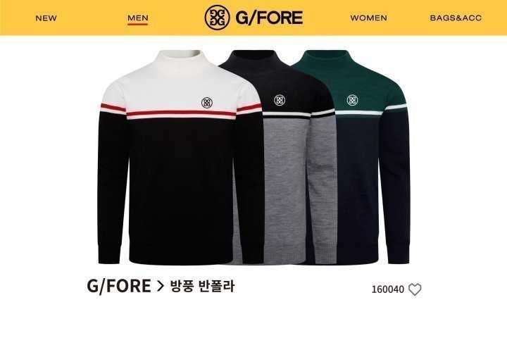 지포어 남성 방풍 반폴라(3color)