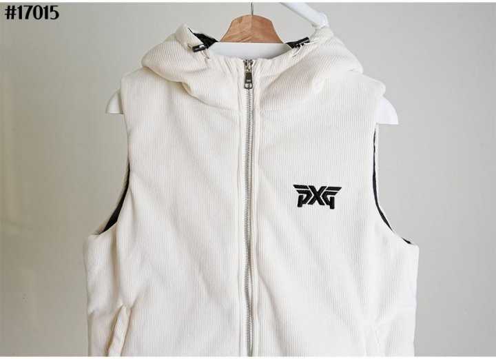 PXG 코듀로이 푸퍼 다운 후드 베스트(3color)
