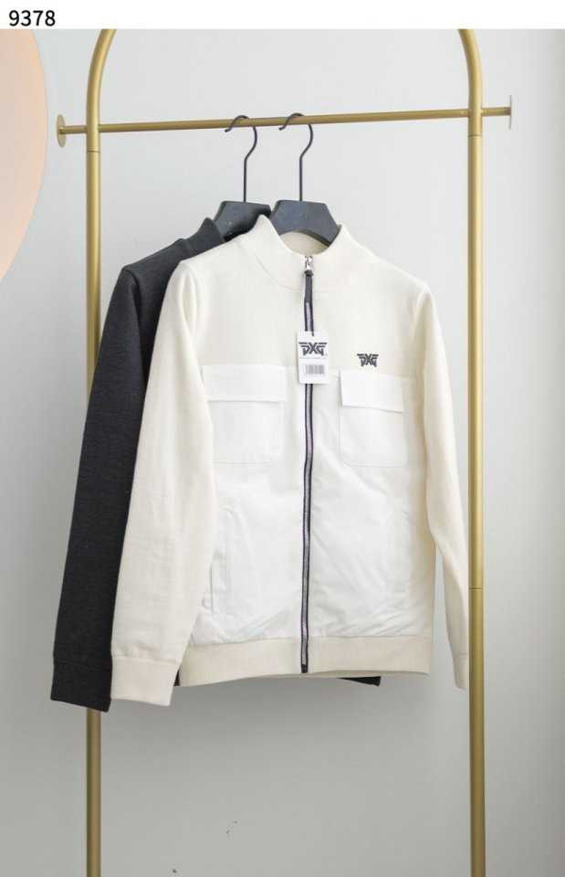 PXG 수입고급 가슴 포켓 니트 집업 자켓(2color)