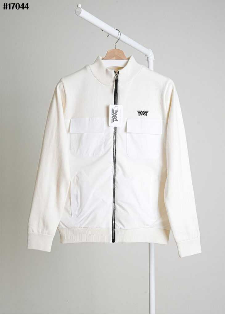 PXG 남성 하프넥 방풍 니트 다운 풀집업 자켓(2color)