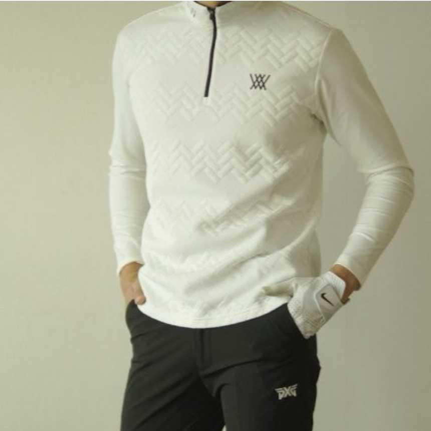 어뉴 남성 AN-170 하프넥 집업티(2color)