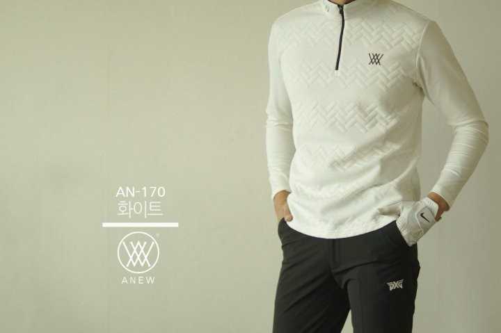 어뉴 남성 AN-170 하프넥 집업티(2color)