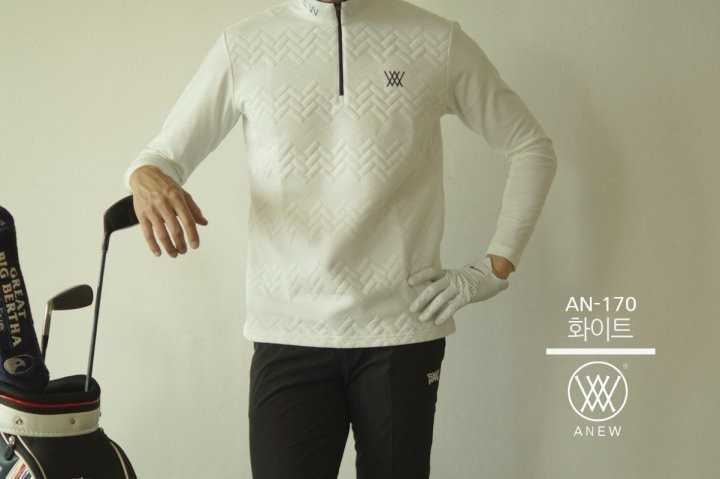 어뉴 남성 AN-170 하프넥 집업티(2color)