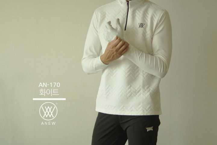 어뉴 남성 AN-170 하프넥 집업티(2color)