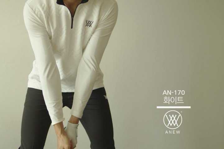 어뉴 남성 AN-170 하프넥 집업티(2color)