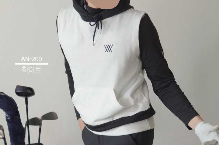 어뉴 남성 AN-200 후드베스트(2color)