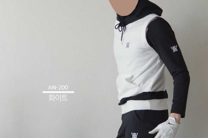 어뉴 남성 AN-200 후드베스트(2color)