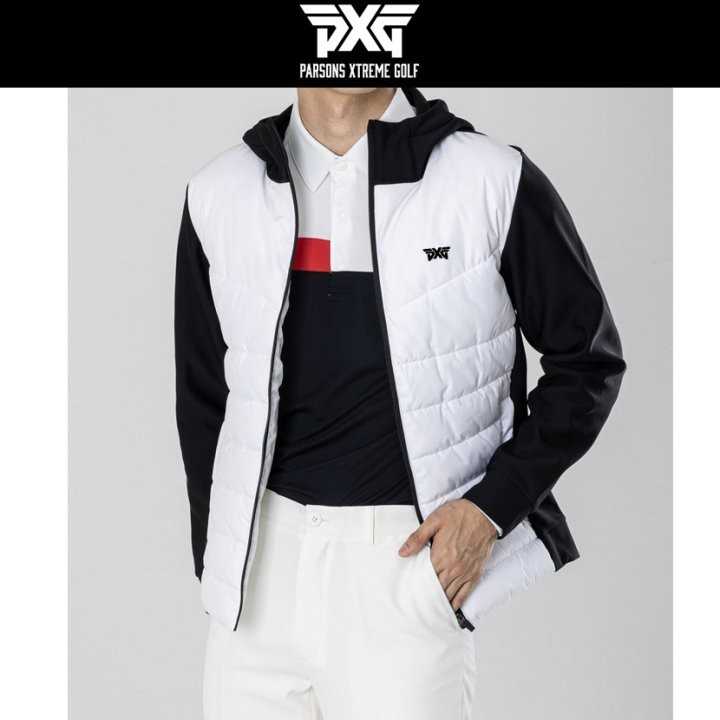 PXG 후드 경량 배색 집업(2color)