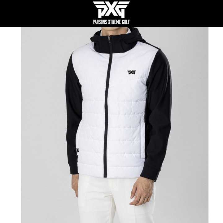 PXG 후드 경량 배색 집업(2color)
