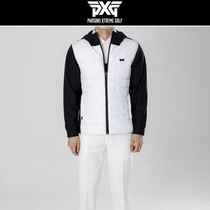 PXG 후드 경량 배색 집업(2color)
