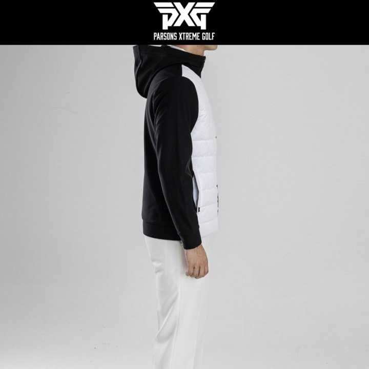 PXG 후드 경량 배색 집업(2color)