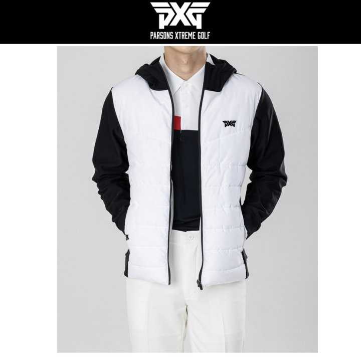 PXG 후드 경량 배색 집업(2color)