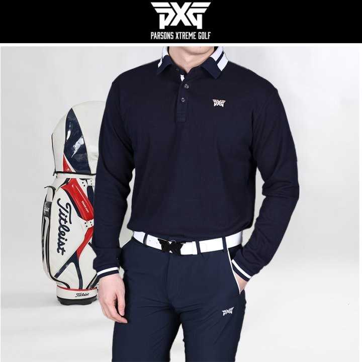 PXG 카라 두줄배색 면 카라티(3color)