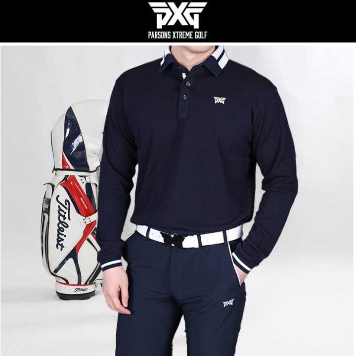 PXG 카라 두줄배색 면 카라티(3color)