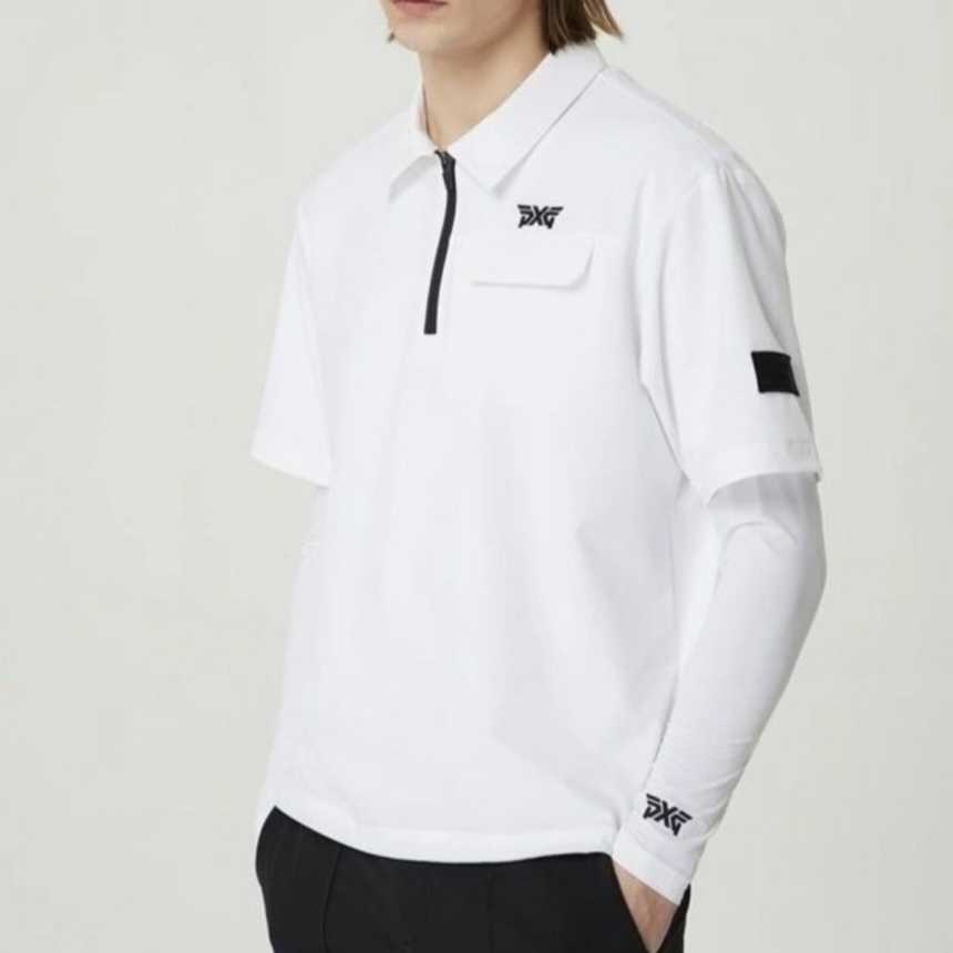 PXG 남성 스컬 숏 슬리브 아노락 자켓