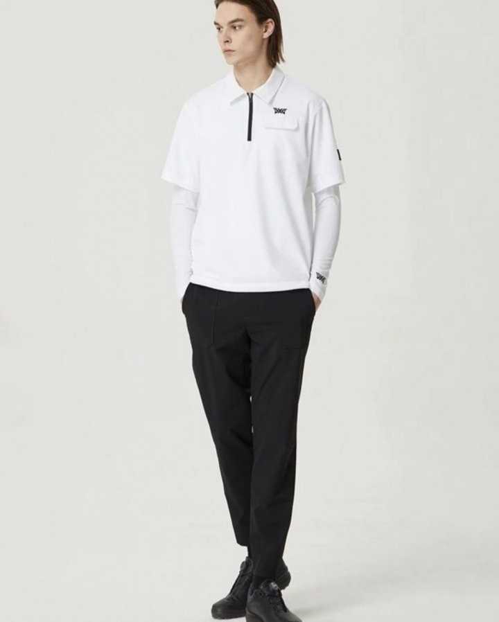 PXG 남성 스컬 숏 슬리브 아노락 자켓