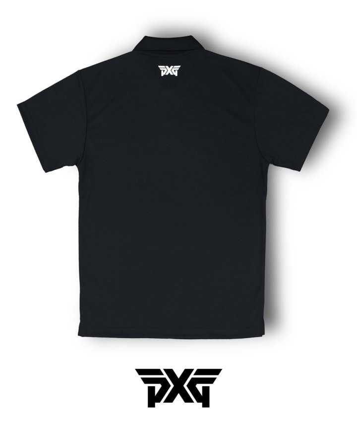 PXG 남성 미니 센터로고 숄더라인 레터링 퍼포먼스 드라이핏 PK셔츠(2color)
