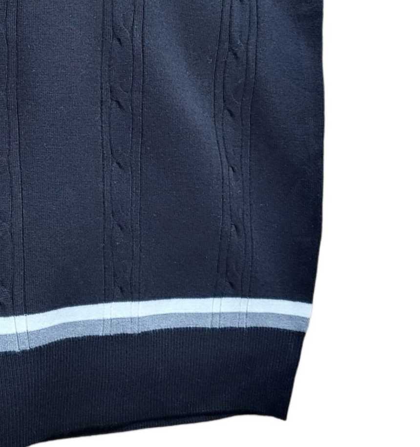 PXG 남성 꽈배기 가슴 자수 조끼(2color)