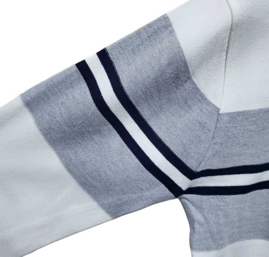 PXG 남성 가슴 3라인 자수 라운드니트(3color)