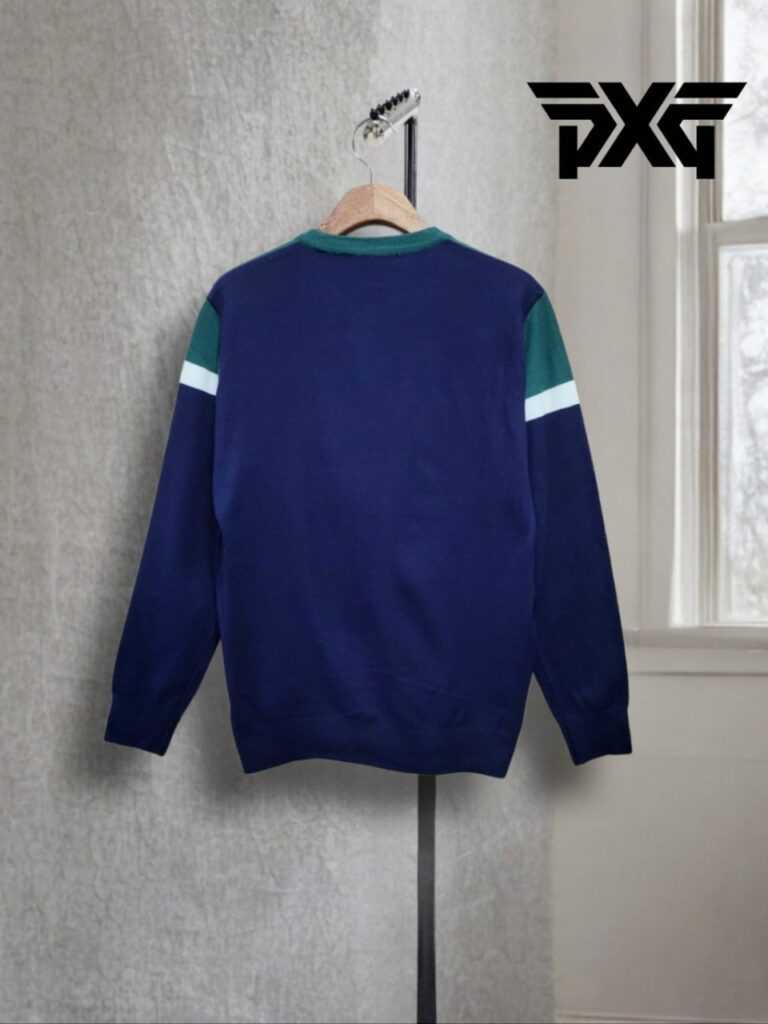 PXG 남성 신크로 자수 라운드니트(2color)